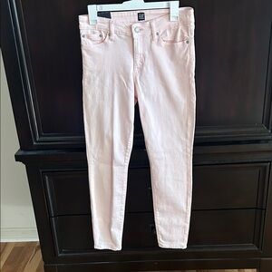 GAP Women's Pale Pink Skimmer Jeans